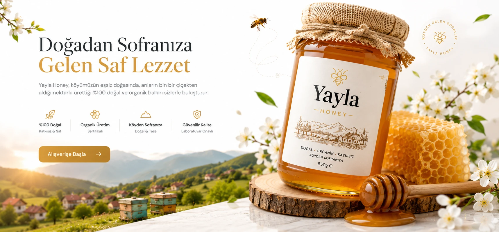 Yayla Honey — Doğadan Sofranıza Gelen Saf Lezzet